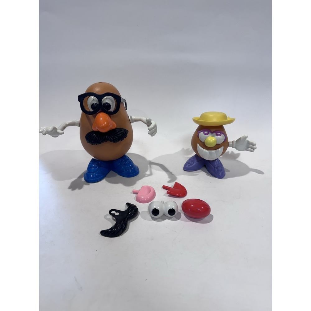 Vintage Playskool Lot 1985 Mr Potato Head w Accessories & 1995 Potato Spud Kid